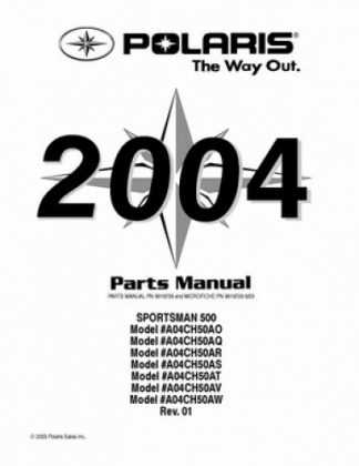 2004 polaris sportsman 500 ho repair manual