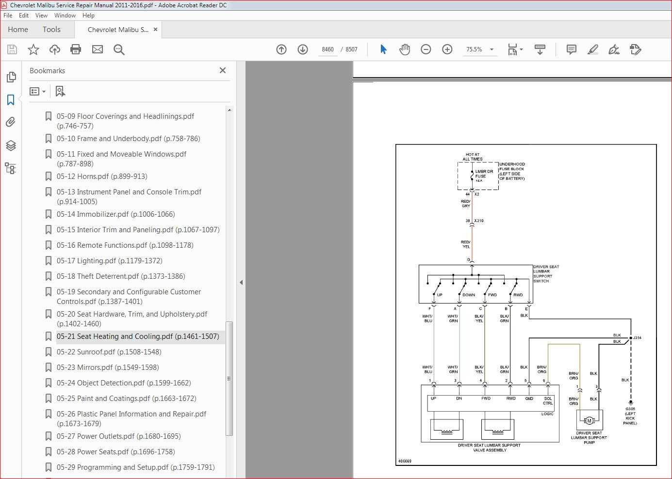 2005 chevy malibu repair manual