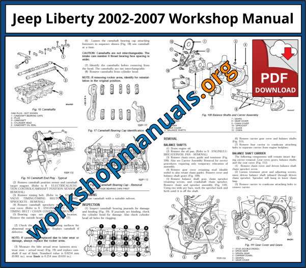 2005 jeep liberty repair manual