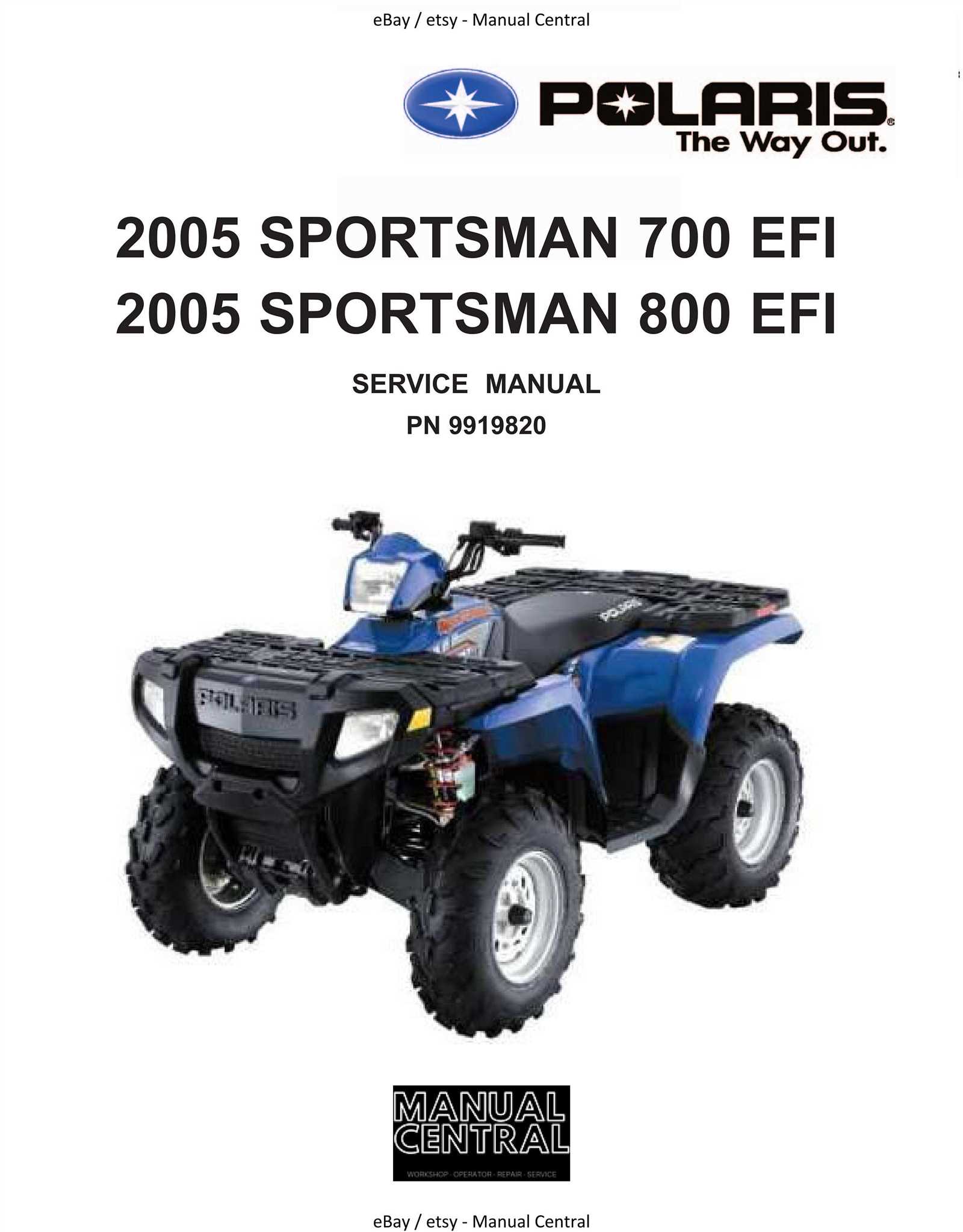 2005 polaris sportsman 90 repair manual