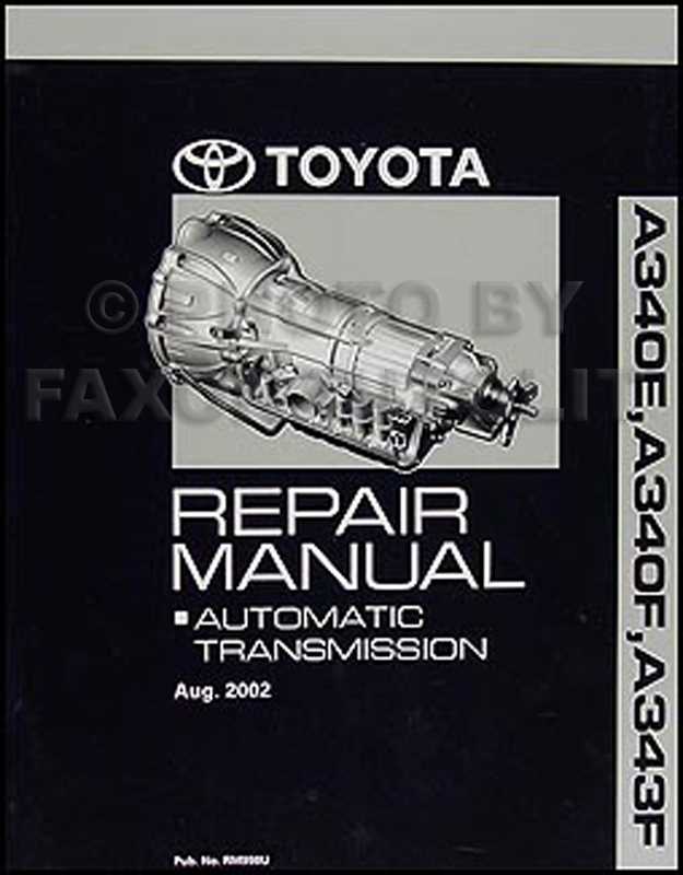 2005 toyota 4runner repair manual