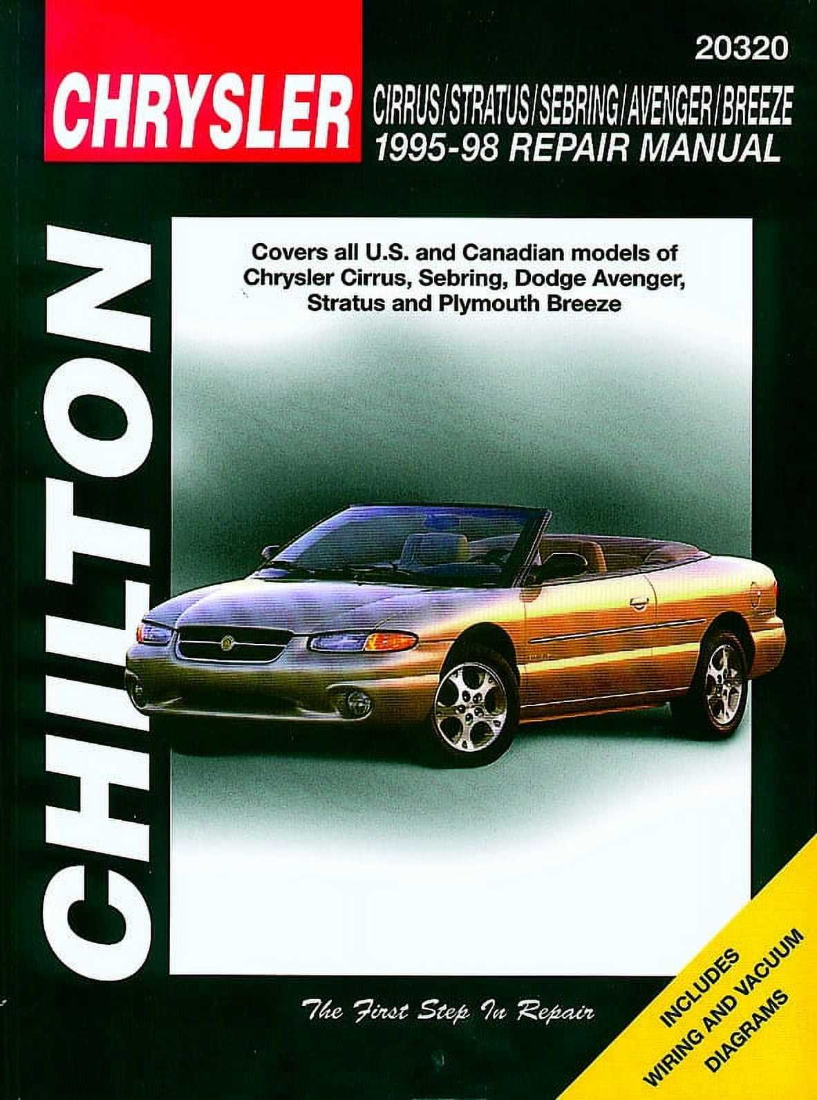 2005 dodge stratus repair manual