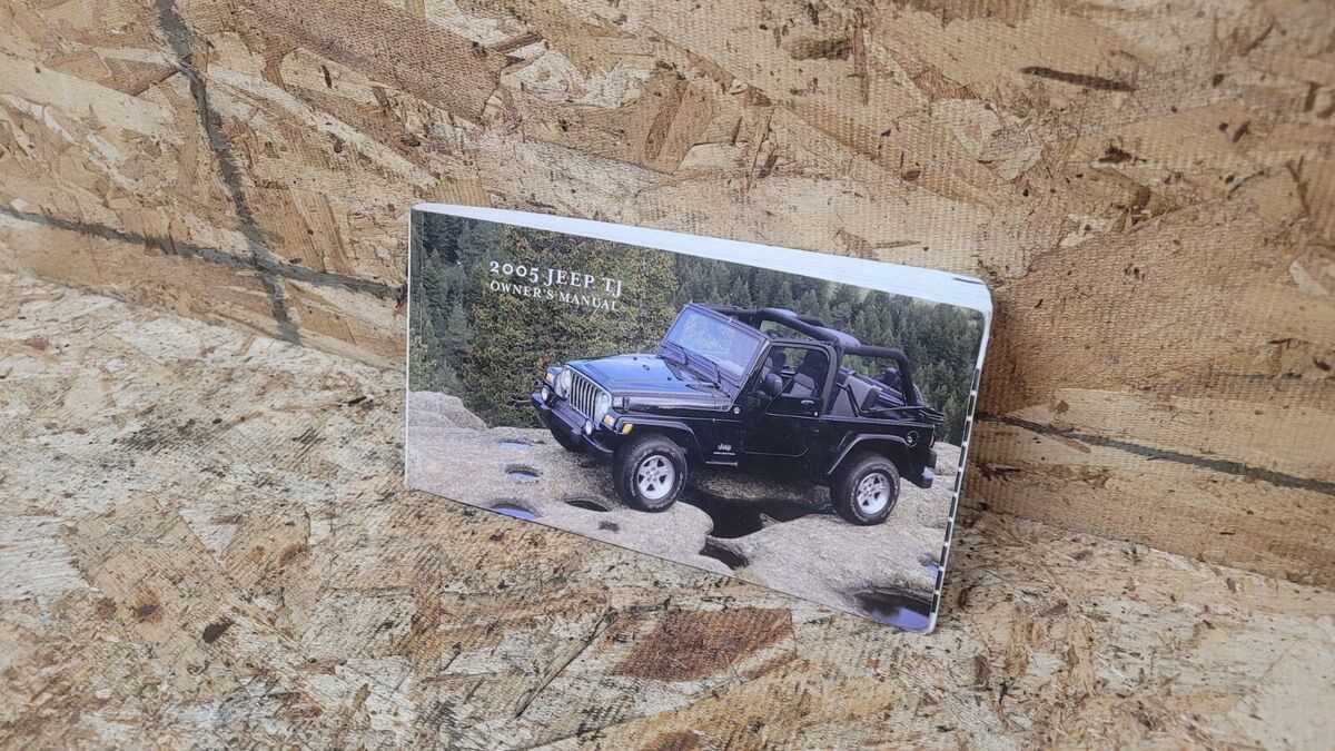 2005 jeep wrangler repair manual