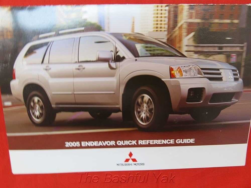 2005 mitsubishi endeavor repair manual