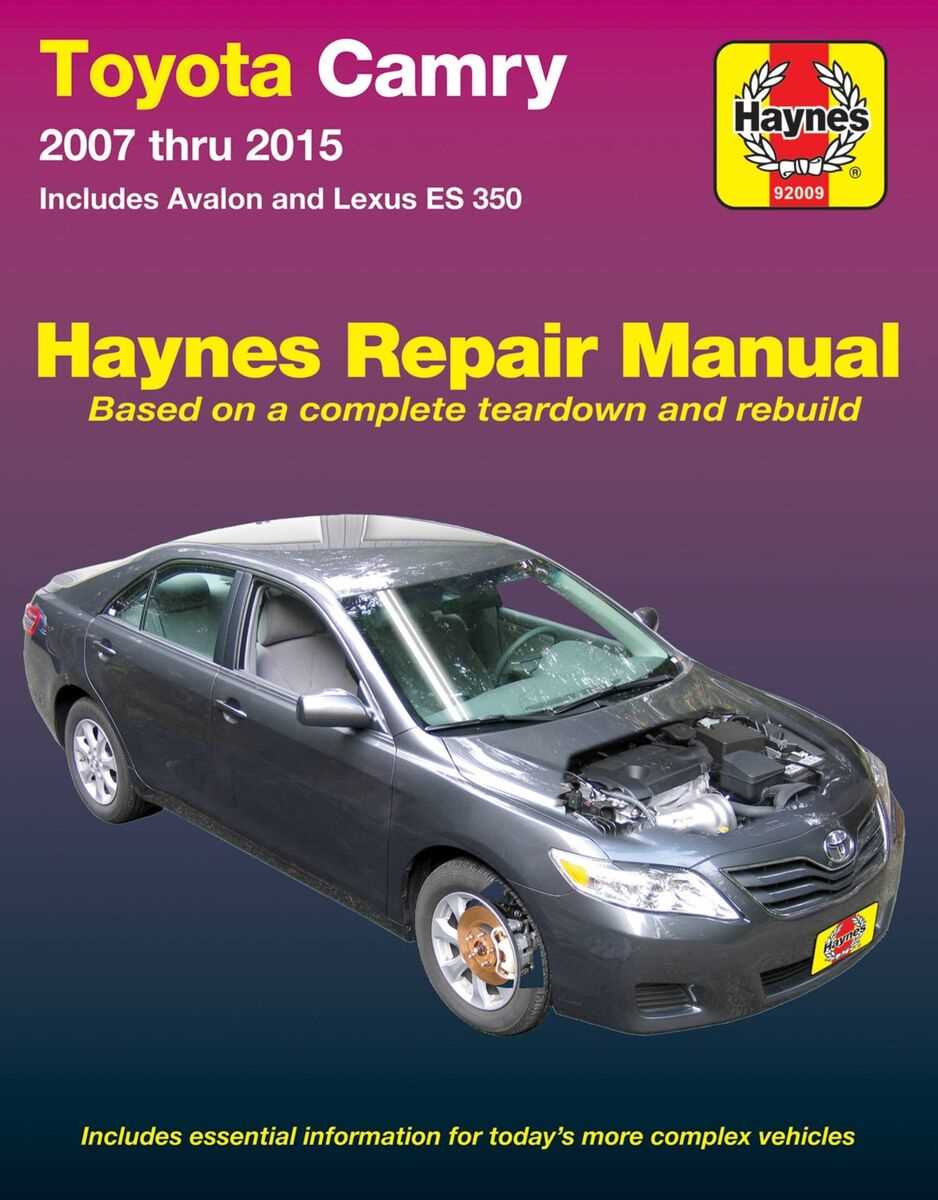 2005 toyota avalon repair manual