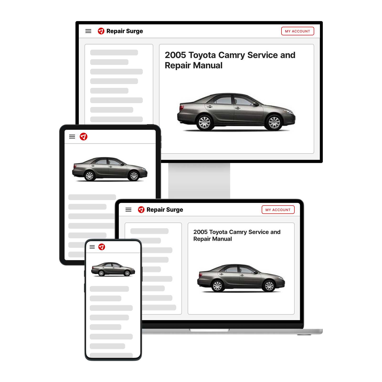 2005 toyota camry repair manual