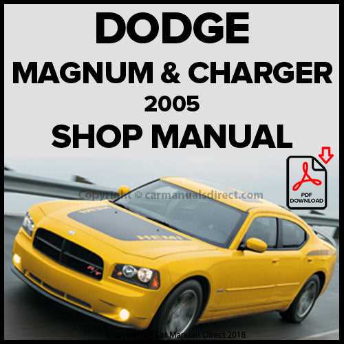 2006 dodge charger repair manual