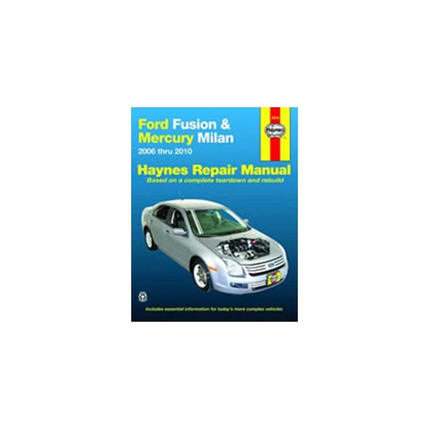 2006 ford fusion repair manual