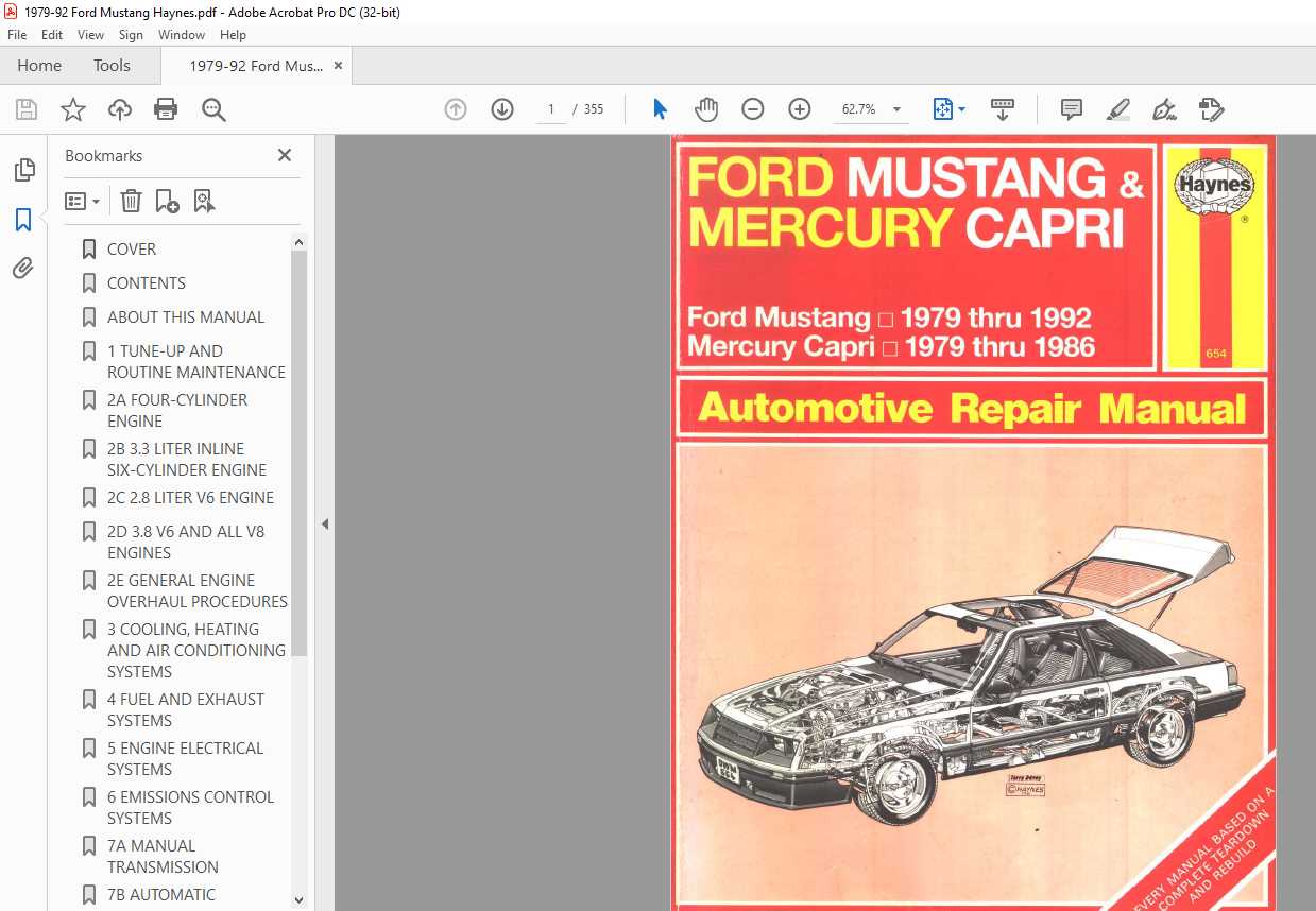 2006 ford mustang repair manual
