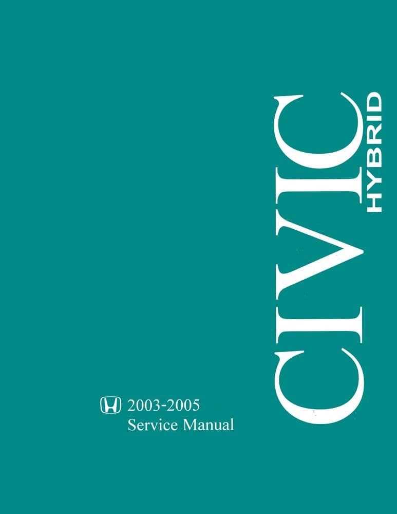 2006 honda civic hybrid repair manual