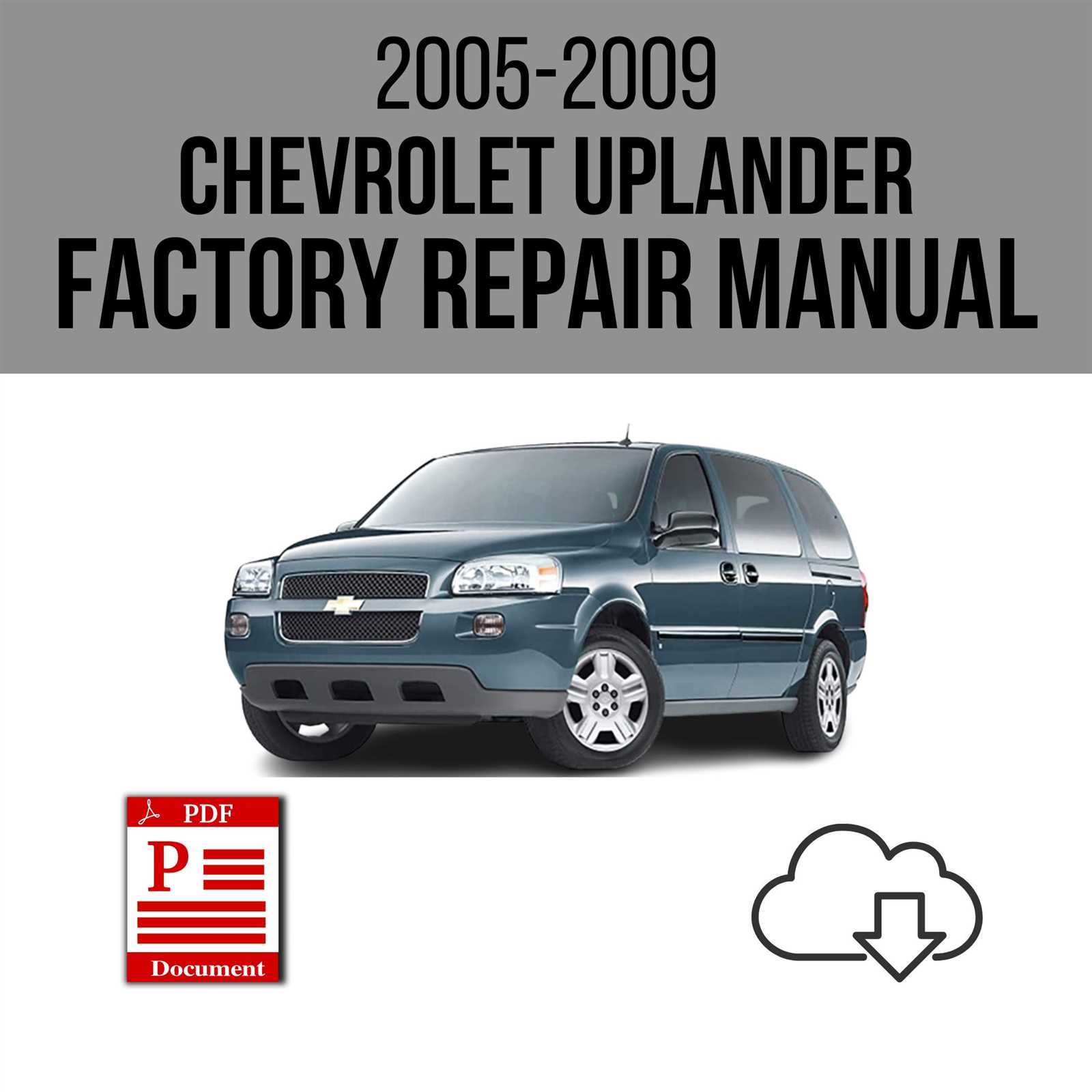 2006 chevy uplander repair manual