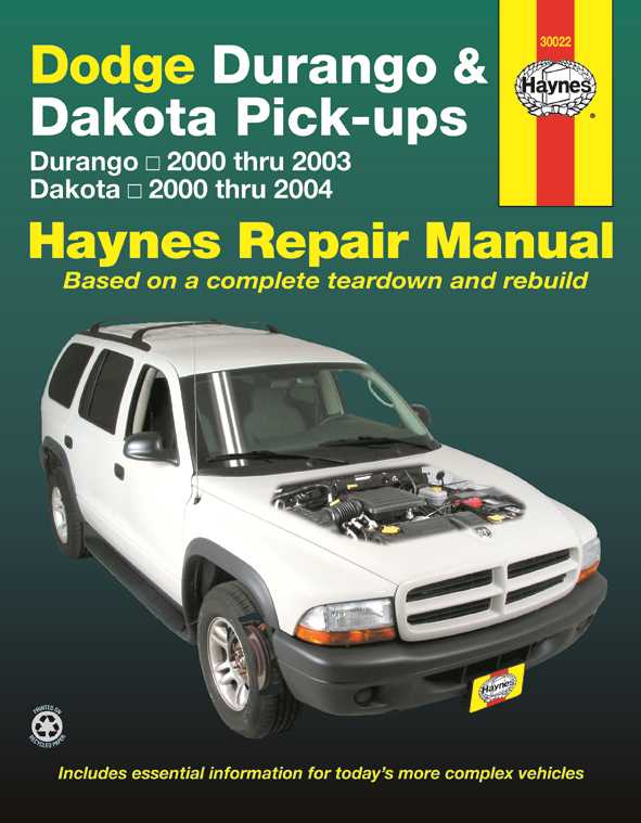 2006 dodge durango repair manual