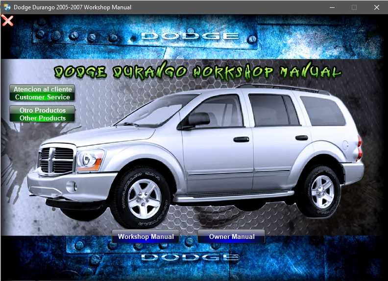 2006 dodge durango repair manual