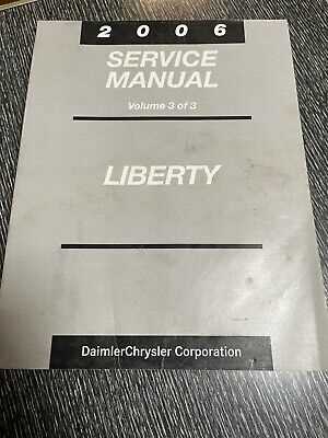 2006 jeep liberty repair manual