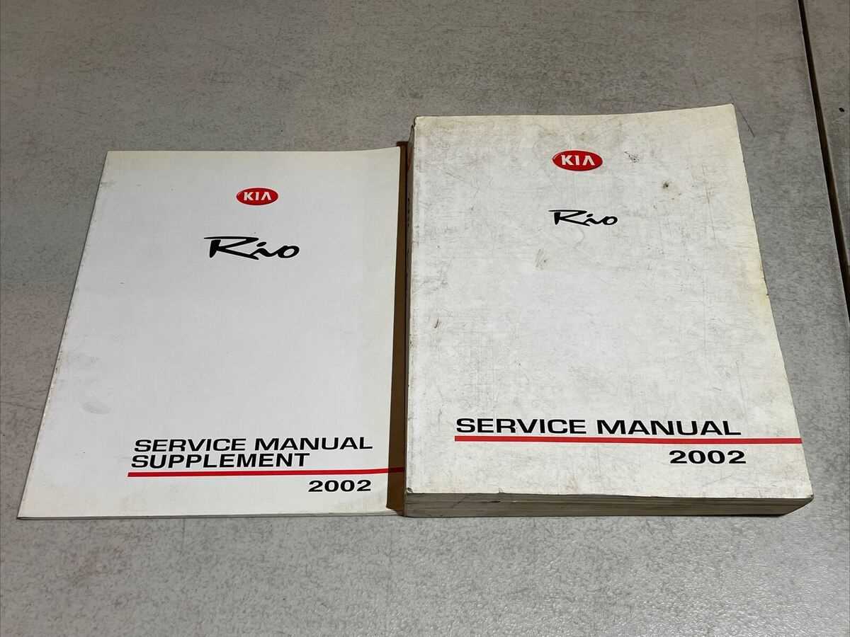 2006 kia rio5 repair manual