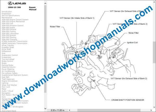 2006 lexus gs300 repair manual