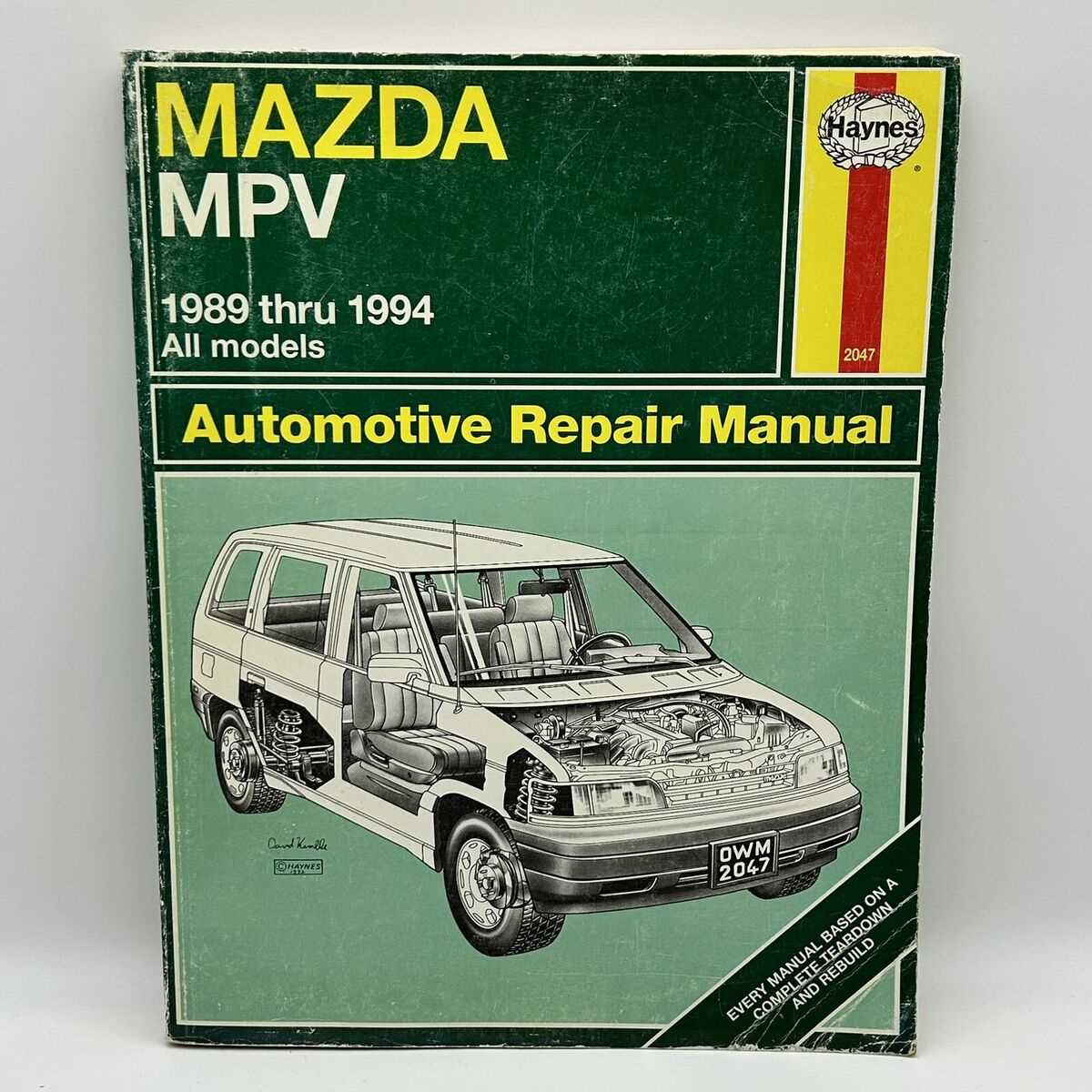 2006 mazda mpv repair manual