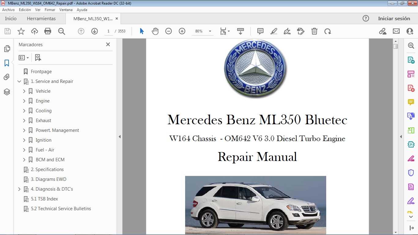 2006 mercedes benz ml350 repair manual