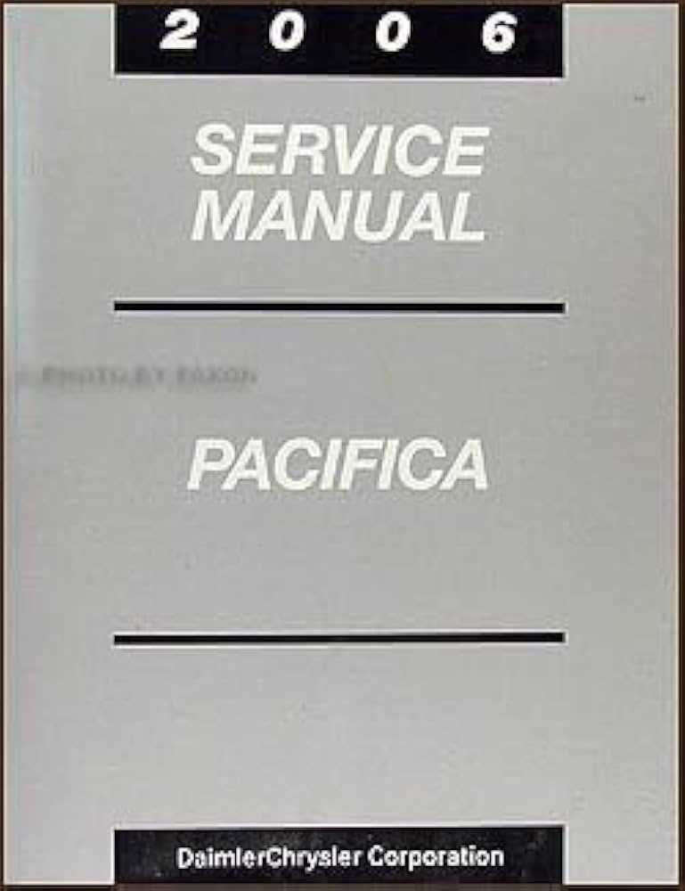 2006 pacifica repair manual