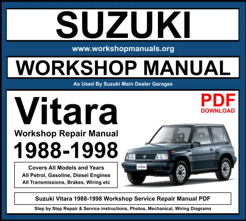 2006 suzuki grand vitara repair manual