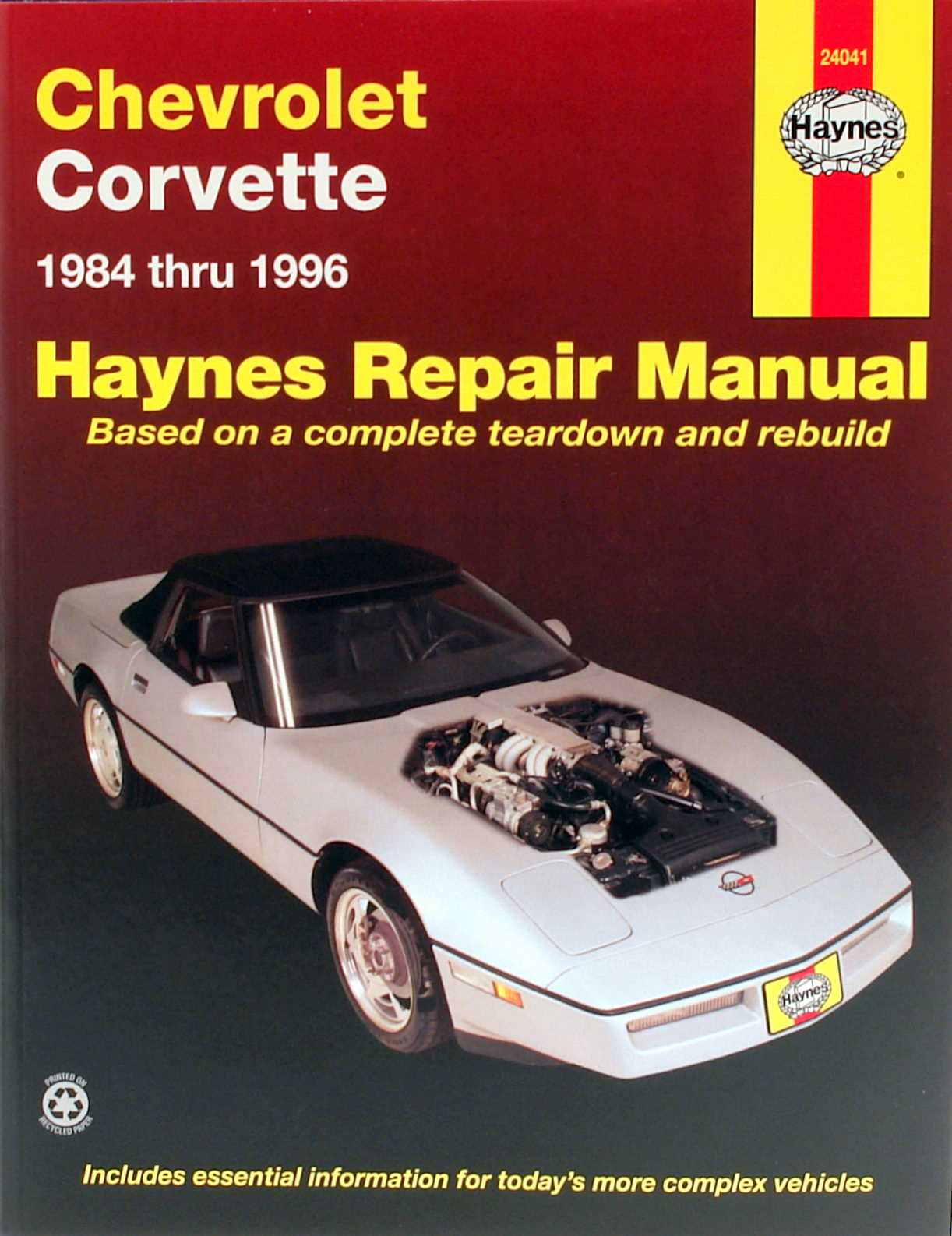 2007 corvette repair manual