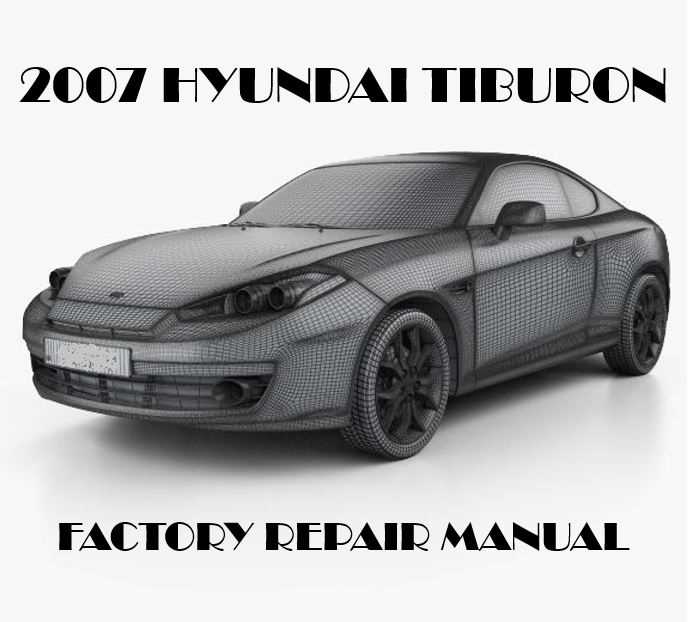 2007 hyundai tiburon repair manual