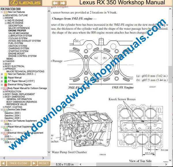 2007 lexus es 350 repair manual