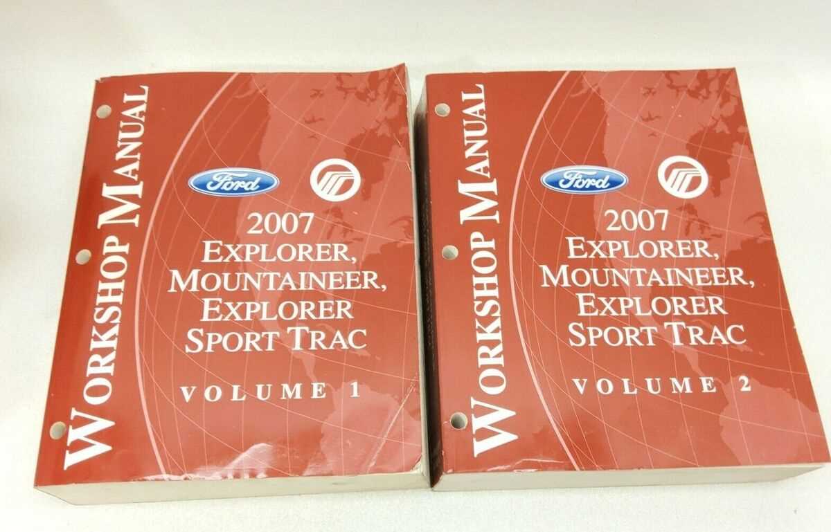 2007 ford explorer repair manual