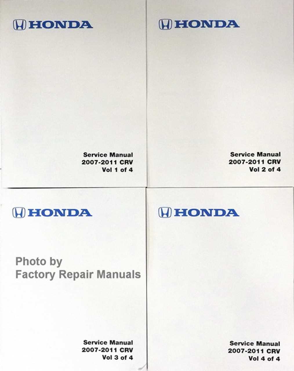 2007 honda crv repair manual