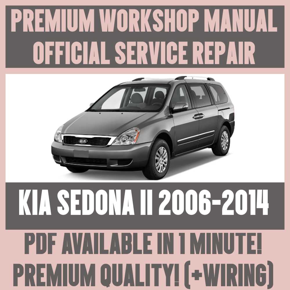 2007 kia sedona repair manual