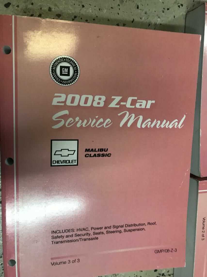 2008 chevy malibu repair manual