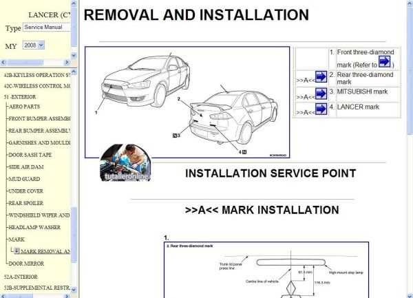 2008 lancer repair manual