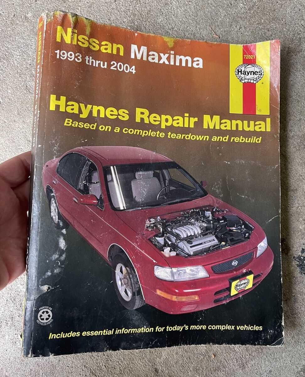 2008 nissan maxima repair manual