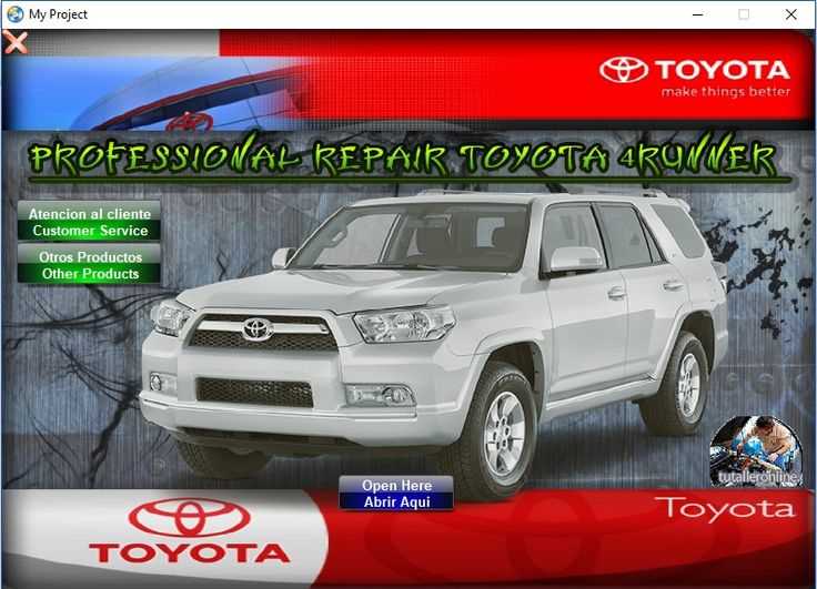 2008 toyota 4runner repair manual