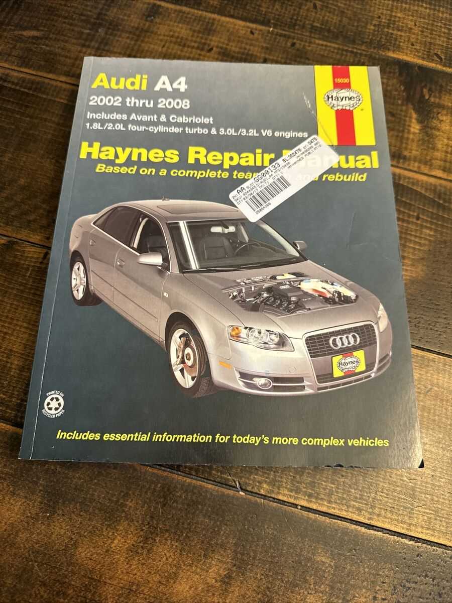 2008 audi a4 repair manual