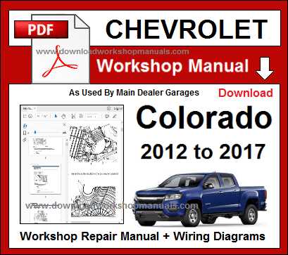 2008 chevy colorado repair manual