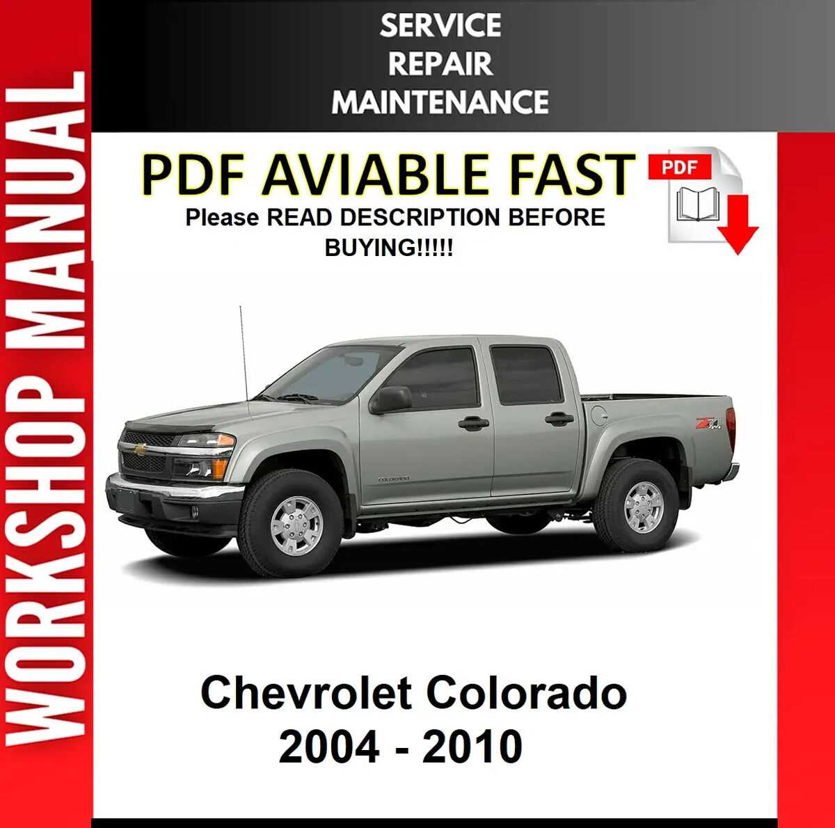 2008 chevy colorado repair manual