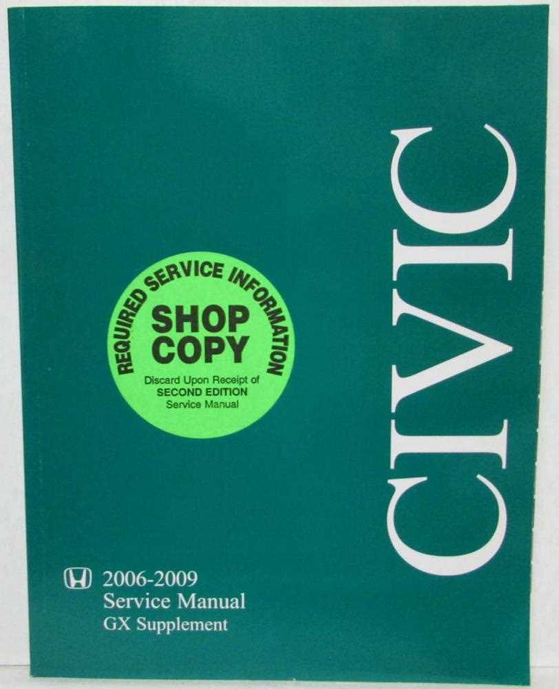 2008 civic repair manual