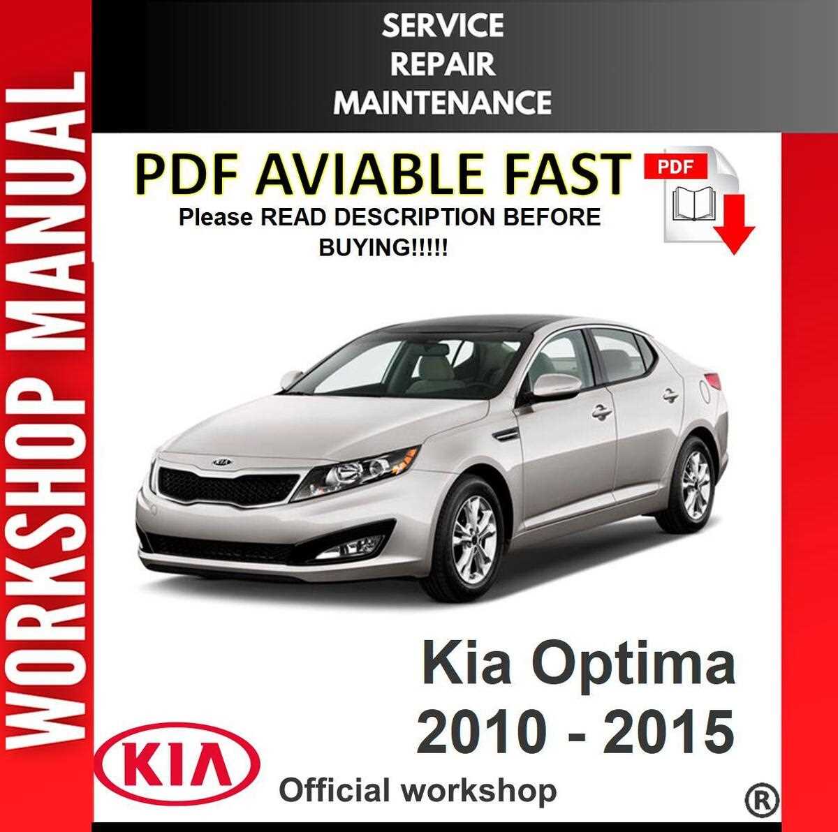 2008 kia optima repair manual