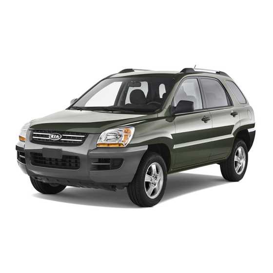 2008 kia sportage repair manual