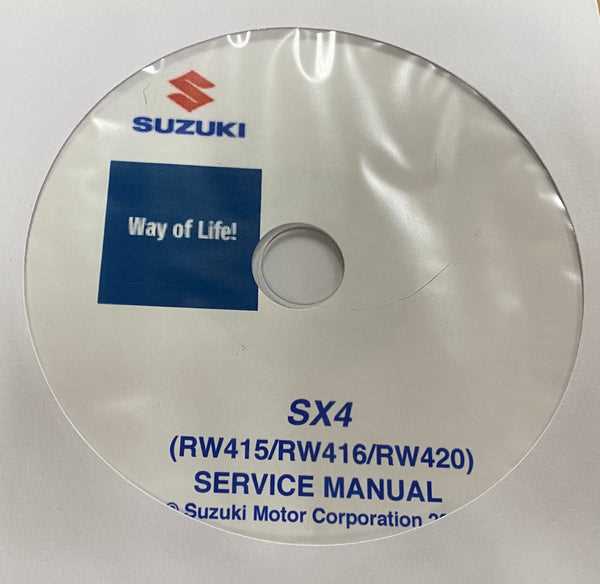 2008 suzuki sx4 repair manual