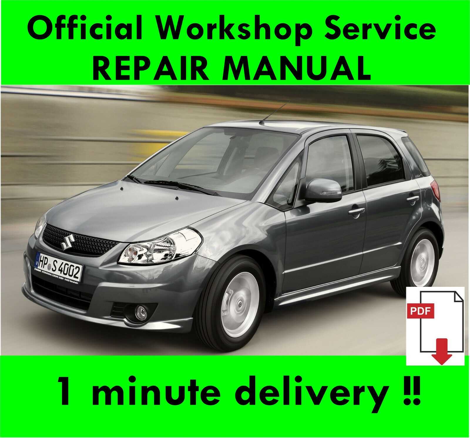 2008 suzuki sx4 repair manual