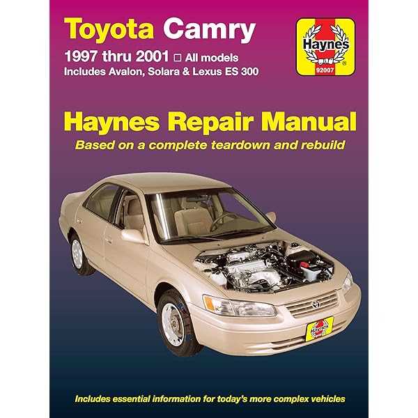 2008 toyota avalon repair manual