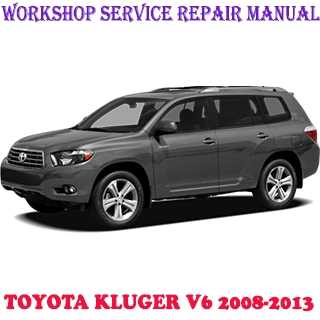 2008 toyota highlander repair manual