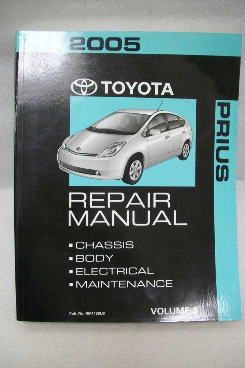 2008 toyota prius repair manual