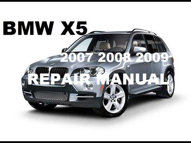 2009 bmw x5 repair manual