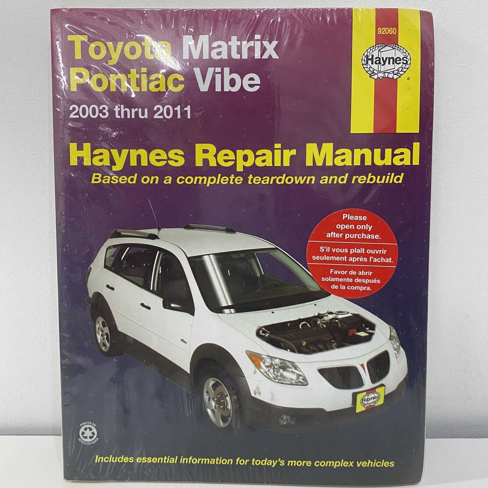 2009 matrix repair manual