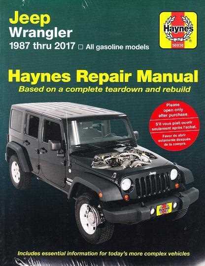 2009 jeep wrangler repair manual