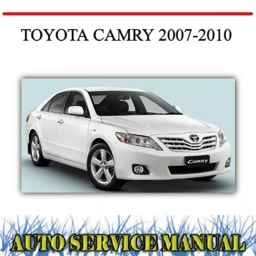 2009 toyota camry repair manual