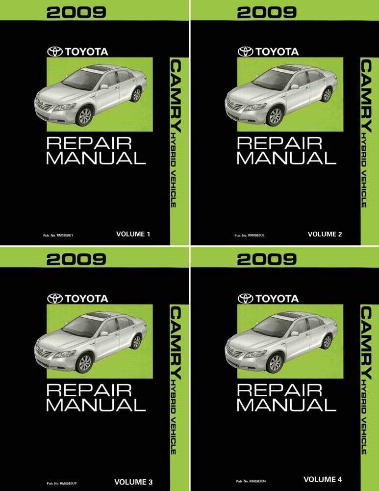 2009 toyota camry repair manual